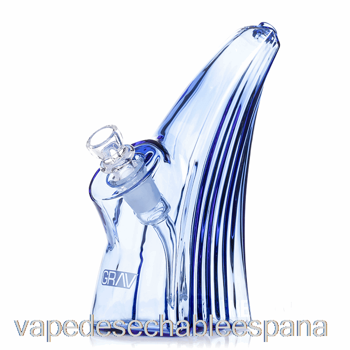 Vape Desechable España Grav Wave Bubbler Cobalto Claro
